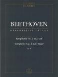 Beethoven Symphony No 2 Op36 D Study Score Sheet Music Songbook