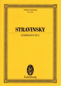 Stravinsky Symphony Cmaj Pocket Score Sheet Music Songbook