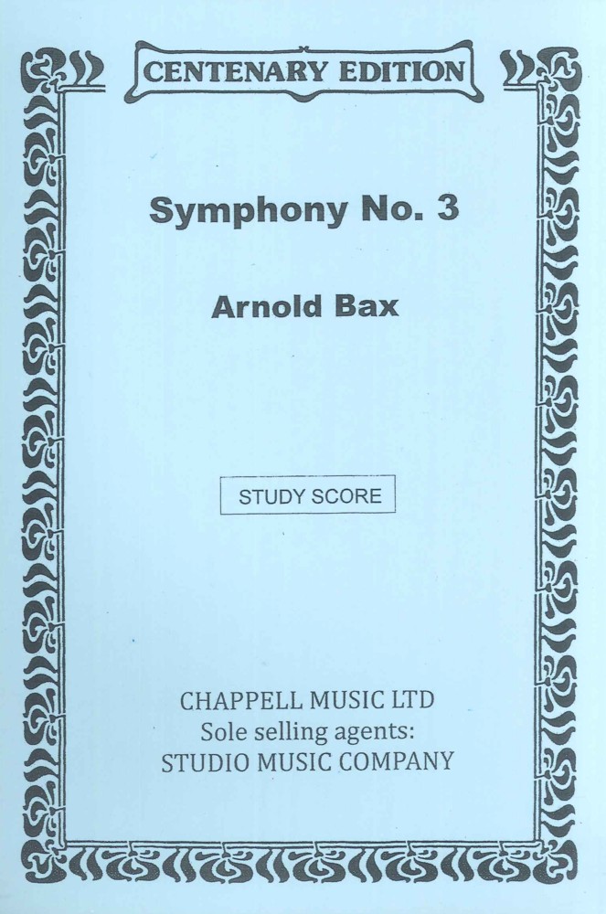 Bax Symphony No 3 Study Score Sheet Music Songbook