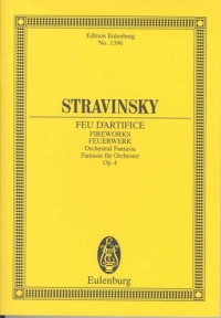 Stravinsky Fireworks Feu Dartifice Op4 Mini Score Sheet Music Songbook