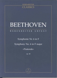 Beethoven Symphony No 6 Op68 F Pastorale Studyscor Sheet Music Songbook