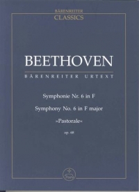 Beethoven Symphony No 6 Op68 F Pastorale Studyscor Sheet Music Songbook