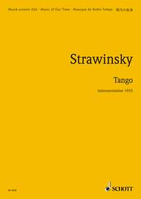 Stravinsky Tango (1953) Study Score Sheet Music Songbook