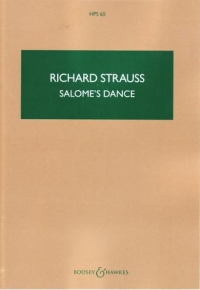 Strauss R Salomes Dance Op54 Study Score Sheet Music Songbook