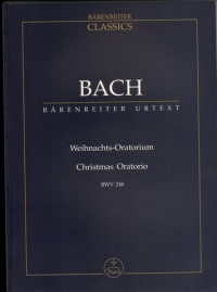 Bach Christmas Oratorio Study Score Sheet Music Songbook