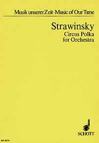 Stravinsky Circus Polka Pocket Score Sheet Music Songbook