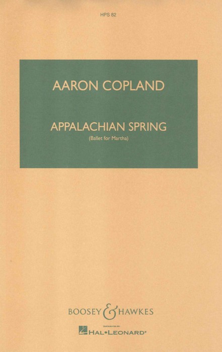 Copland Appalachian Spring Pocket Score Hps82 Sheet Music Songbook