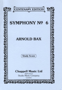 Bax Symphony No 6 Study Score Sheet Music Songbook
