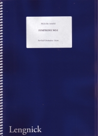Arnold Symphony No 1 Study Score Sheet Music Songbook