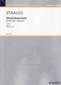 Strauss R Capriccio Sextet Op85 Pocket Score Sheet Music Songbook