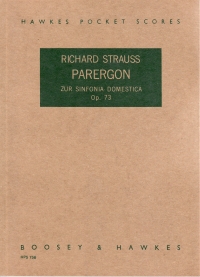 Strauss R Parergon Zur Sinfonia Domestica Op73 Psc Sheet Music Songbook
