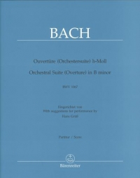 Bach Suite Bmin Bwv1067 Full Score Sheet Music Songbook