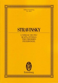 Stravinsky Firebird Ballet (1910) Psc Critical Ed Sheet Music Songbook