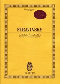 Stravinsky Scherzo A La Russe (1944) Study Score Sheet Music Songbook
