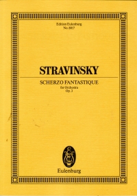 Stravinsky Scherzo Fantastique Pocket Score Sheet Music Songbook