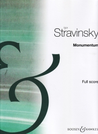 Stravinsky Monumentum Fsc Sheet Music Songbook