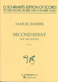 Barber Second Essay For Orchestra Score Sheet Music Songbook