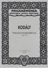Kodaly Psalmus Hungaricus Psc Sheet Music Songbook