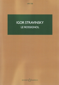 Stravinsky Le Rossignol (nightingale) Pocket Score Sheet Music Songbook