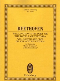 Beethoven Wellingtons Victory Op91 Battle Symp Ps Sheet Music Songbook