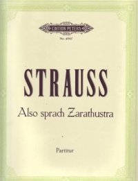 Strauss Also Sprach Zarathustra Full Score Sheet Music Songbook