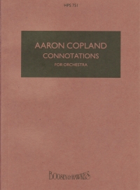 Copland Connotations For Orchestra Hps751 Sheet Music Songbook