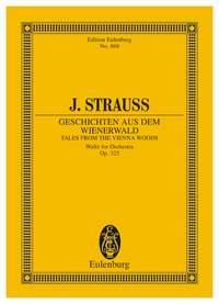 Strauss Geschichten Aus Dem Wienerwald Op325 Mini Sheet Music Songbook