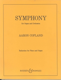 Copland Symphony For Organ & Orchestra Pn/keyb/org Sheet Music Songbook