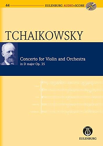 Tchaikovsky Violin Concerto Mini Score + Cd Sheet Music Songbook