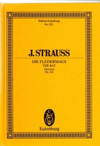 Strauss Die Fledermaus Pocket Score Sheet Music Songbook