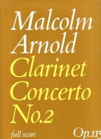 Arnold Clarinet Concerto No 2 Full Score Sheet Music Songbook