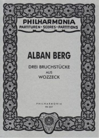 Berg 3 Fragments From Wozzeck Pocket Score Sheet Music Songbook