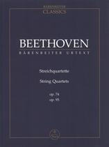 Beethoven String Quartets Op74 & 95 Study Score Sheet Music Songbook