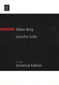 Berg Lyric Suite (string Quartet) Study Score Sheet Music Songbook
