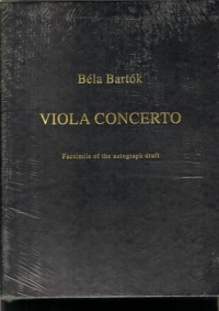 Bartok Viola Concerto Facsimile Cloth Full Score Sheet Music Songbook
