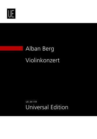 Berg Violin Concerto Study Score Sheet Music Songbook