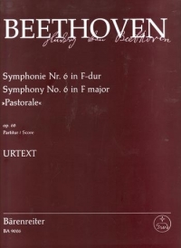 Beethoven Symphony No 6 F Op68 Full Score Sheet Music Songbook