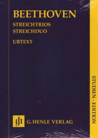 Beethoven String Trios & String Duo Pocket Score Sheet Music Songbook