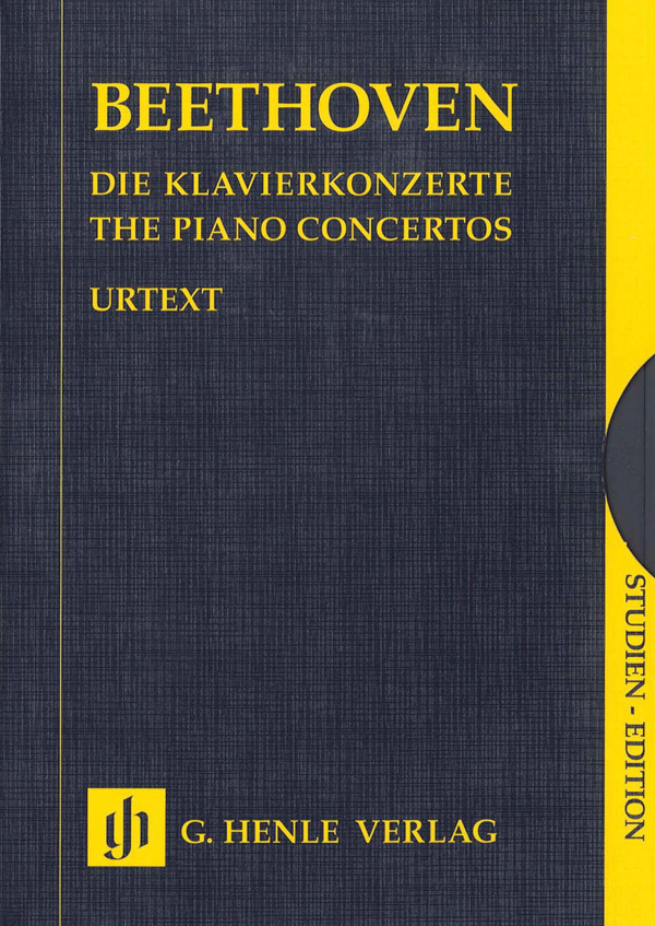 Beethoven Piano Concertos 1-5 Slipcase Study Score Sheet Music Songbook