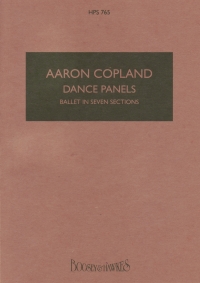 Copland Dance Panels Study Score Hps765 Sheet Music Songbook