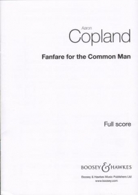 Copland Fanfare For The Common Man Full Score Sheet Music Songbook
