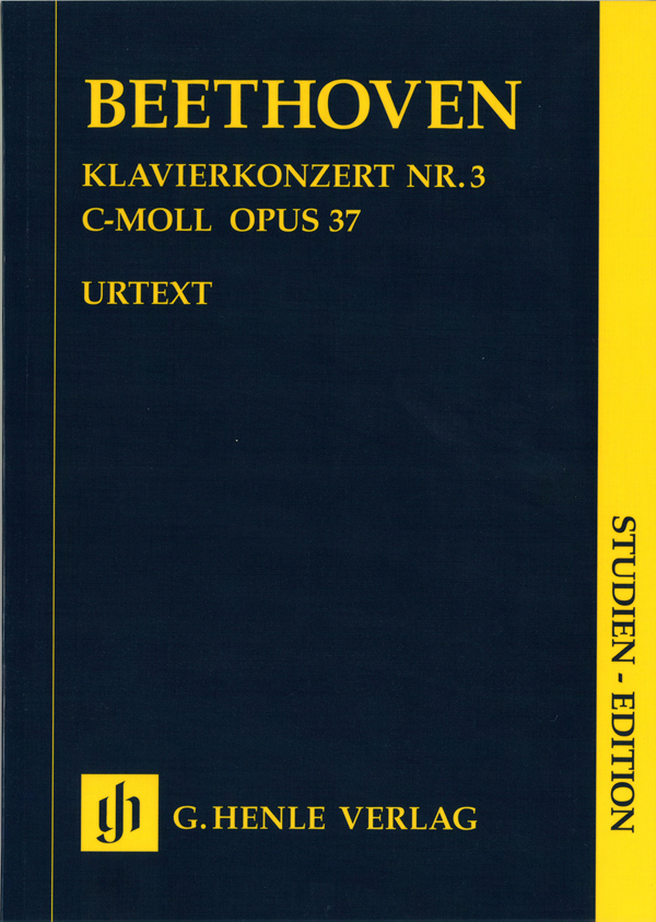 Beethoven Piano Concerto No 3 Cmin Op37 Study Sc Sheet Music Songbook