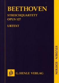 Beethoven String Quartet Eb Op127 Study Score Sheet Music Songbook