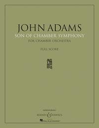 Adams Son Of Chamber Symphony Full Score Sheet Music Songbook