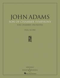 Adams Son Of Chamber Symphony Full Score Sheet Music Songbook