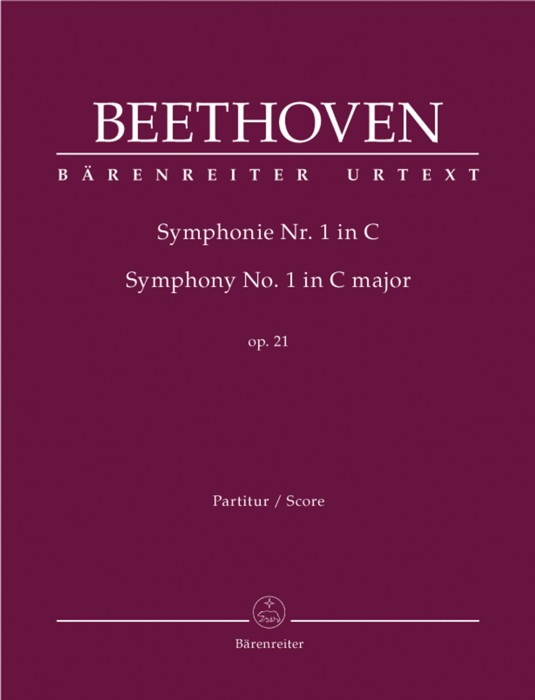 Beethoven Symphony No 1 C Major Op21 Score Sheet Music Songbook