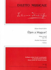 Strauss J Ii Eljen A Magyar Op.332 Orchestra Score Sheet Music Songbook