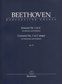 Beethoven Concerto No 1 C Op15 Study Score Sheet Music Songbook