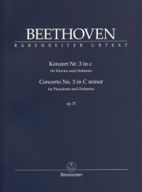 Beethoven Concerto No 3 Cmin Op37 Study Score Sheet Music Songbook