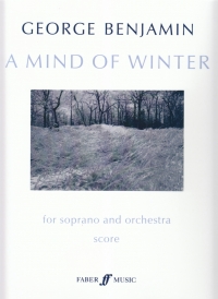 Benjamin Mind Of Winter Sop & Orch Study Score Sheet Music Songbook